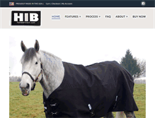 Tablet Screenshot of horsesinblack.com